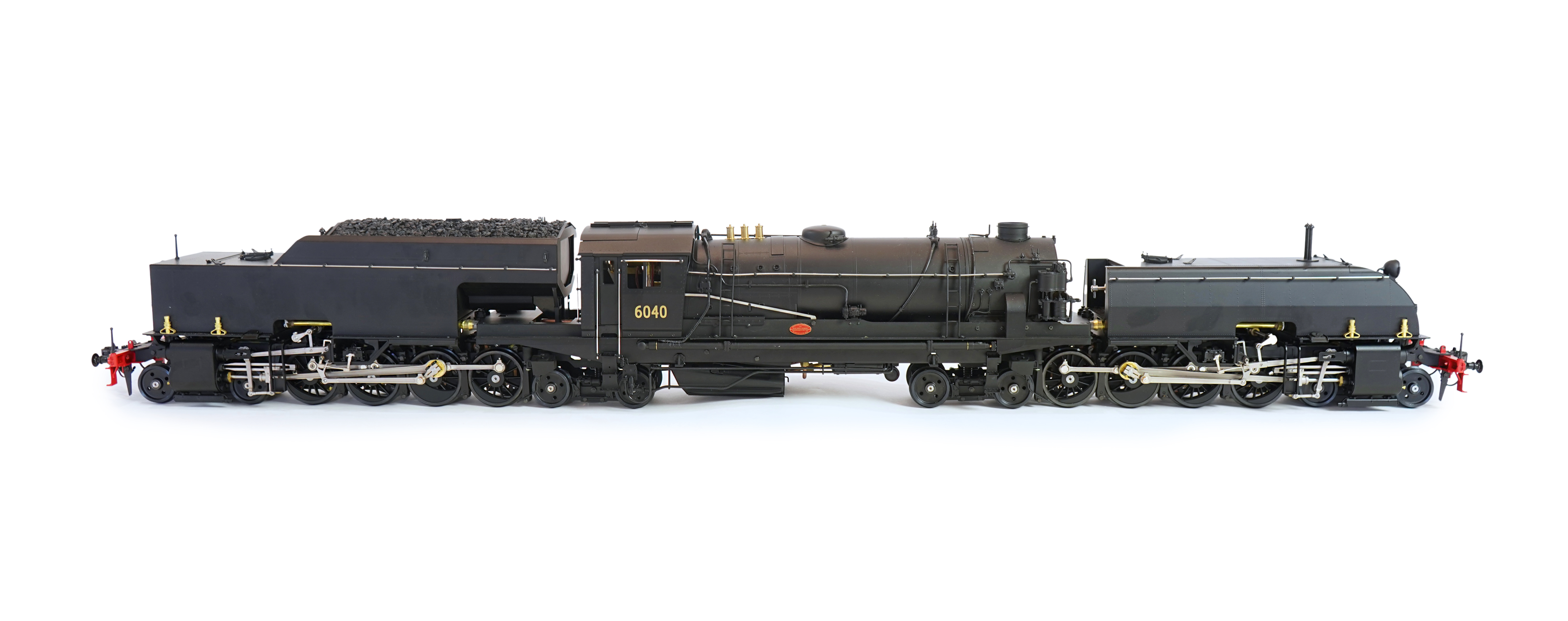 A Gauge One Aster Hobbies live steam Australian NSWGR AD60 Class, Bayer-Garratt 4-8-4+4-8-4 locomotive (from the 2009 production run), 6040, the kit built version, spirit fired working four cylinder motion, with grate an